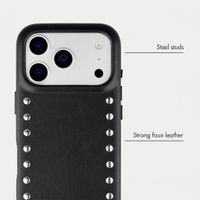Selencia Studs Back Cover with MagSafe Apple iPhone 17 Pro Max - Velvet Black