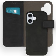 imoshion Uitneembare 2-in-1 Luxe Bookcase Apple iPhone 16 - Zwart