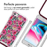 imoshion Design hoesje met koord Apple iPhone SE (2022 / 2020) / 8 / 7 - Flower Water
