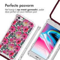 imoshion Design hoesje met koord iPhone SE (2022 / 2020) / 8 / 7 - Flower Water