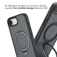 Accezz Ring Stand Backcover met MagSafe Apple iPhone 16e - Zwart