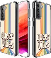 imoshion Design hoesje Samsung Galaxy S21 FE - Rainbow Queer vibes