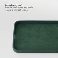 Selencia Olyn Detachable Bookcase with MagSafe Samsung Galaxy A37 (5G) - Green