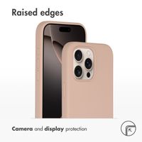 Accezz Liquid Silicone Back Cover with MagSafe Apple iPhone 16 Pro Max - Pink