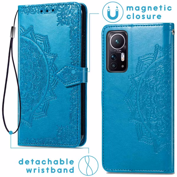 imoshion Mandala Bookcase Xiaomi 12 / 12X - Turquoise