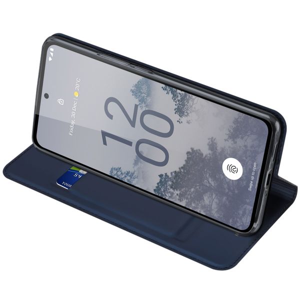 Dux Ducis Slim Softcase Bookcase Nokia X30 - Donkerblauw