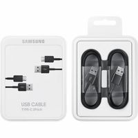 Samsung Originele USB-C naar USB kabel - 1,5 meter - Zwart - 2 stuks