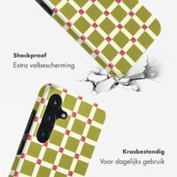 Selencia Vivid Backcover Samsung Galaxy S25 FE - Check This Olive