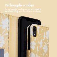 imoshion Design Bookcase iPhone Xr - Yellow Flowers