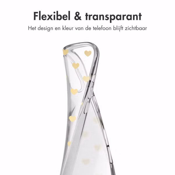 imoshion Design hoesje Apple iPhone 16 - Golden Hearts