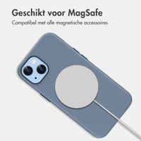 imoshion Color Backcover met Thin MagSafe Ring Apple iPhone 14 / 13 - Donkerblauw