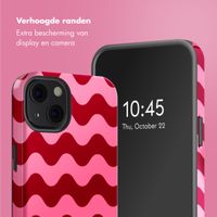 Selencia Vivid Tough Backcover met MagSafe iPhone 13 - Wave Vibes Lipstick