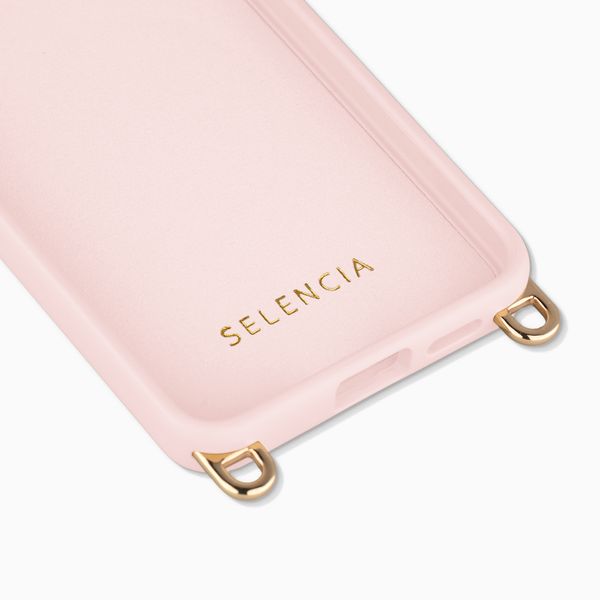 Selencia Rivièra MagSafe Backcover met afneembare haakjes Samsung Galaxy S25 / S24 - Sorbet Pink