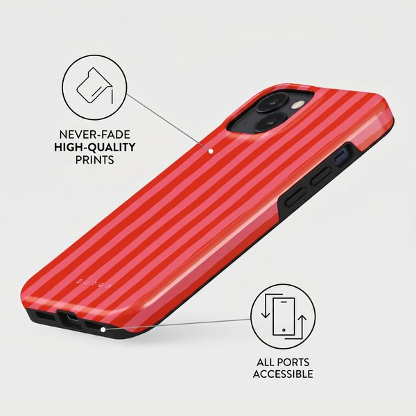 Burga Tough Back Cover with MagSafe Apple iPhone 13 - Pomegranate