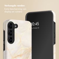 Selencia Vivid Backcover Samsung Galaxy S23 - Golden Beige Marble