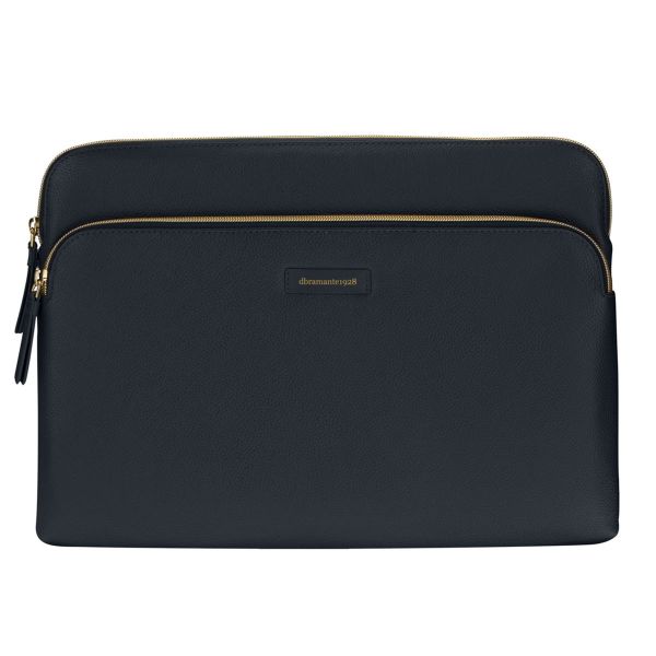 dbramante1928 Paris+ Sleeve - Laptop hoes 13 inch - Echt leer - MacBook Pro / Air 13 inch - Pacific Blue