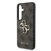 Guess 4G Metal Logo Backcover Samsung Galaxy S25 - Bruin
