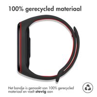 imoshion Siliconen sport bandje Xiaomi Mi Band 3 / 4 - Zwart / Rood