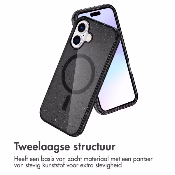 imoshion Sparkle Backcover met MagSafe Apple iPhone 17 - Zwart