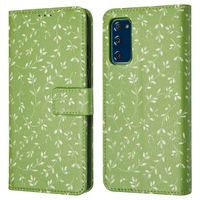 imoshion Design Bookcase Samsung Galaxy S20 FE - Green Flowers