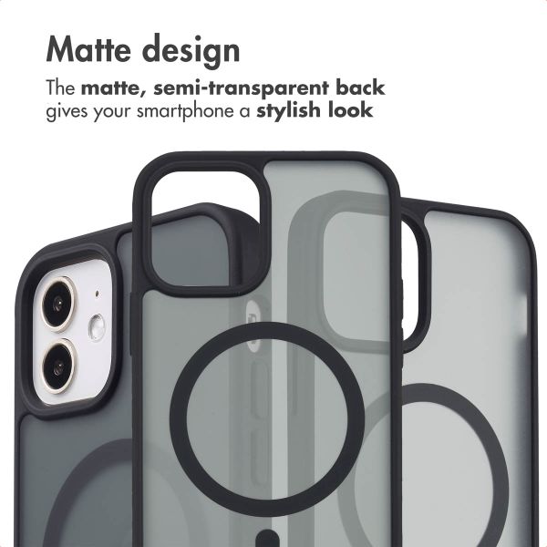 imoshion Colour Guard Back Cover with MagSafe Apple iPhone 12 (Pro) - Black