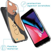 imoshion Design hoesje iPhone SE (2022 / 2020) / 8 / 7  - Gezicht - Multicolor