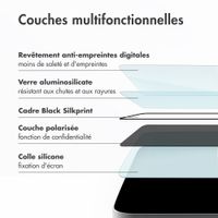 Accezz Gehard Glas Privacy Screenprotector + Applicator Apple iPhone 17 Pro Max