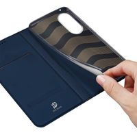 Dux Ducis Slim Softcase Bookcase Honor 90 - Donkerblauw