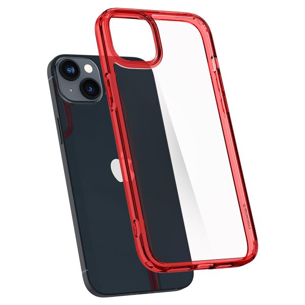 Spigen Ultra Hybrid Backcover iPhone 14 - Rood