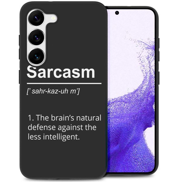 imoshion Design hoesje Samsung Galaxy S23 - Quotes - Zwart