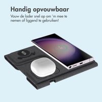 imoshion 3-in-1 Opvouwbare draadloze oplader Samsung - Galaxy smartphone / Galaxy Buds / Galaxy Watch - Grijs