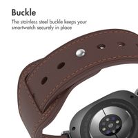 imoshion Leather strap Samsung Galaxy Watch Ultra 2 (2026) / Ultra (2024/2025) - Dark Brown