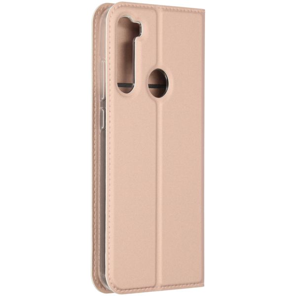 Dux Ducis Slim Softcase Bookcase Xiaomi Redmi Note 8T - Rosé Goud