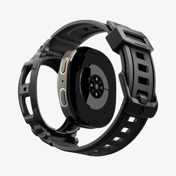 Spigen Rugged Armor™ Pro case Samsung Galaxy Watch 9 / Watch 8 (40 mm) - Matte Black
