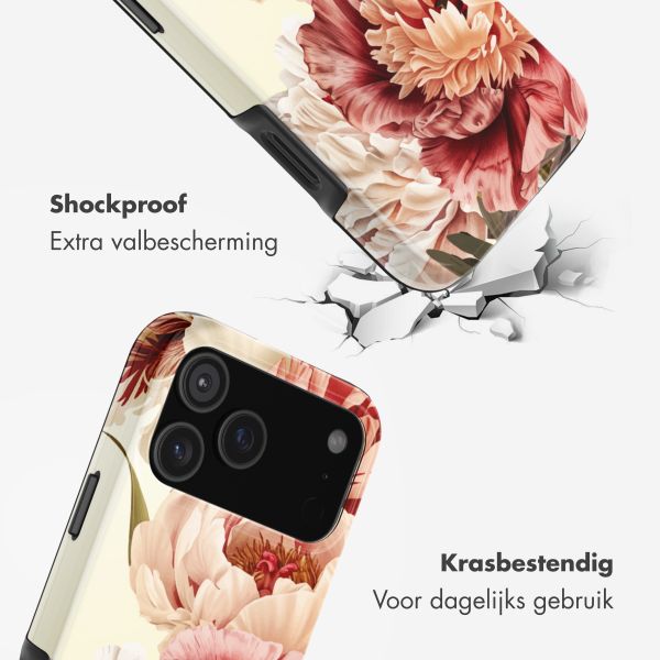 Selencia Vivid Backcover met MagSafe Apple iPhone 18 Pro Max / 17 Pro Max - Vintage Peony