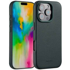 Accezz Leather Back Cover with MagSafe Apple iPhone 16 Pro - Cedar Green