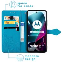 imoshion Mandala Bookcase Motorola Moto G200 - Turquoise