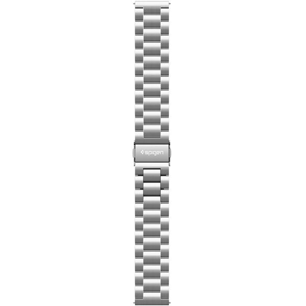 Spigen Universeel Modern Fit Steel Watch band Samsung Galaxy Watch - 20 mm - Zilver