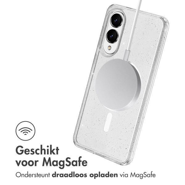 imoshion Sparkle Backcover met MagSafe Samsung Galaxy S25 Edge - Transparant