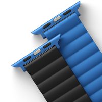 Uniq Revix dubbelzijdig bandje Apple Watch Series 1 t/m 11 / SE / Ultra (44/45/46/49 mm) - Caspian (Blue/Black)