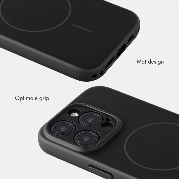 Accezz Grip Backcover met MagSafe Apple iPhone 15 Pro - Zwart
