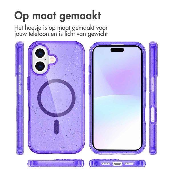 imoshion Sparkle Backcover met MagSafe Apple iPhone 17 - Paars