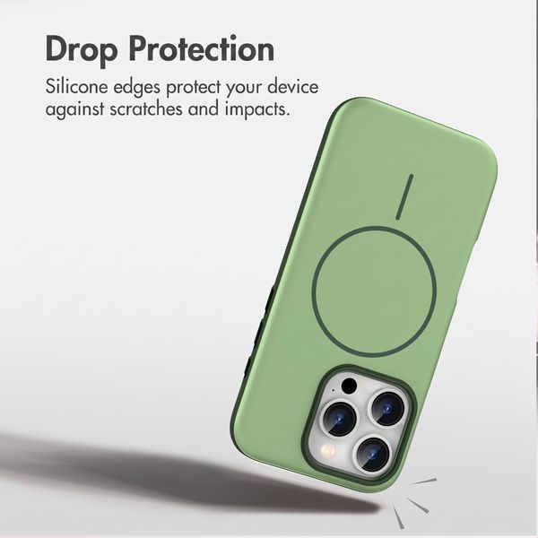 imoshion Colour Back Cover with Thin MagSafe Ring Apple iPhone 15 Pro - Dark Green