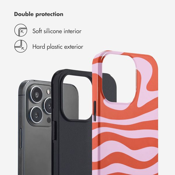 Selencia Vivid Back Cover Apple iPhone 13 Pro - Dream Swirl Pink