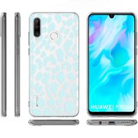 imoshion Design hoesje Huawei P30 Lite - Luipaard - Blauw