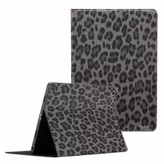 Selencia Sabi Bookcase met panterprint Samsung Galaxy Tab A9 Plus - Midnight Black