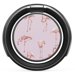 Burga Ringholder Gunmetal - Telefoonring - Nostalgic Pink