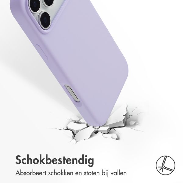 Accezz Liquid Silicone Backcover met MagSafe Apple iPhone 17 Pro Max - Paars