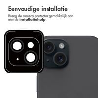 imoshion 2 Pack Camera lens protector Apple iPhone 15 / 15 Plus - Black