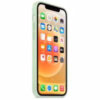 Apple Silicone Backcover MagSafe Apple iPhone 12 (Pro) - Pistachio